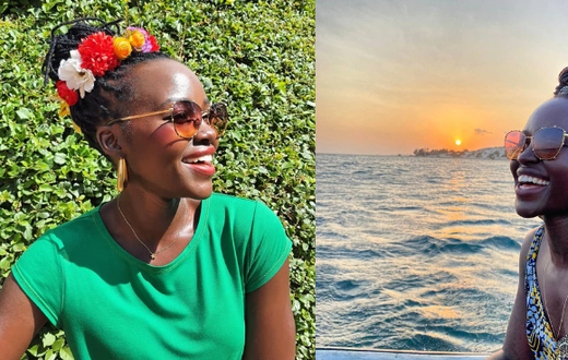 Award-winning actress Lupita Nyong’o  in Lamu