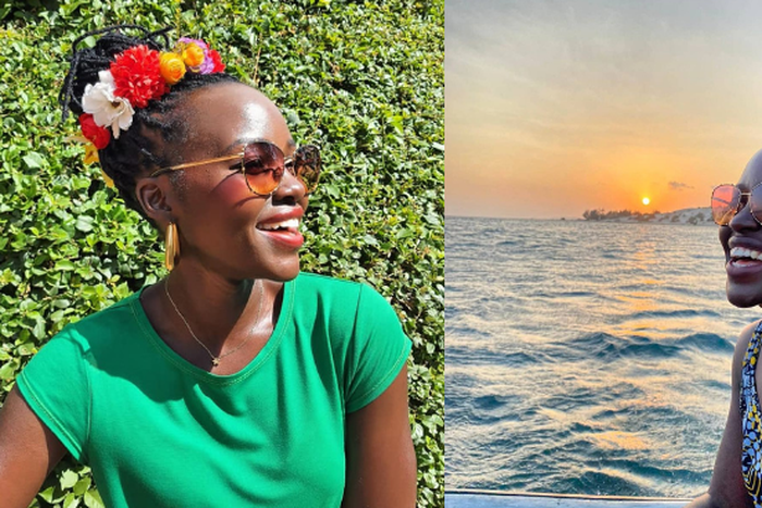 Award-winning actress Lupita Nyong’o  in Lamu