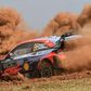 JUNE 24: Ott Tanak of Estonia and Martin Jarveoja of Estonia compete with their Hyundai Shell Mobis WRT Hyundai i20 Coupe WRC during Day One of the FIA World Rally Championship Kenya on June 24, 2021 in Nairobi, Kenya. (Photo by Massimo Bettiol/Getty I...