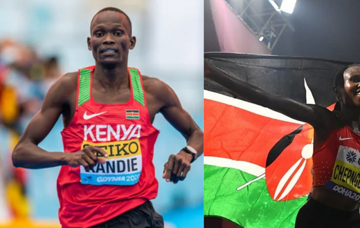 Record holders, Kibiwott Kandie and Ruth Chepng'etich