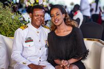 Governor Alfred Mutua and Lillian Nganga