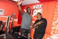 Jeff Koinange and Nick Odhiambo at Hot96