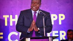Interior CS Fred Matiang'i speaking during the launch of the Excellence Charter developed by the Office of the Director of Public Prosecutions (ODPP)