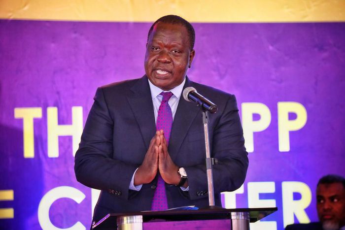 Interior CS Fred Matiang'i speaking during the launch of the Excellence Charter developed by the Office of the Director of Public Prosecutions (ODPP)