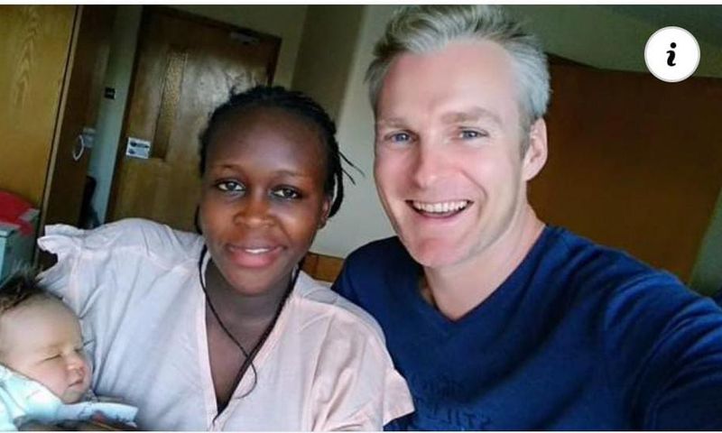 Felesta Nyamathira Njoroge and her boyfriend Marc De Mesel