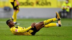 Borussia Dortmund's 16-year-old striker Youssoufa Moukoko is out for the rest of the season with a foot injury