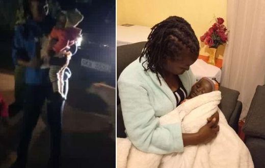 Winnie Chepkemoi rescued a 1-year-old baby who was stranded at night with his mother