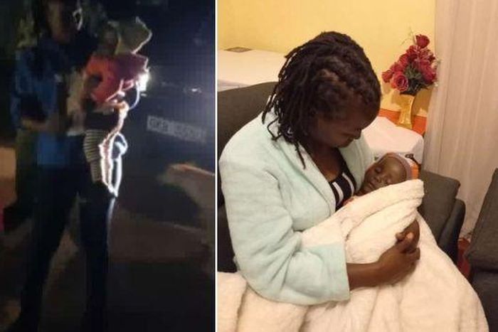 Winnie Chepkemoi rescued a 1-year-old baby who was stranded at night with his mother