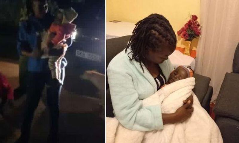 Winnie Chepkemoi rescued a 1-year-old baby who was stranded at night with his mother