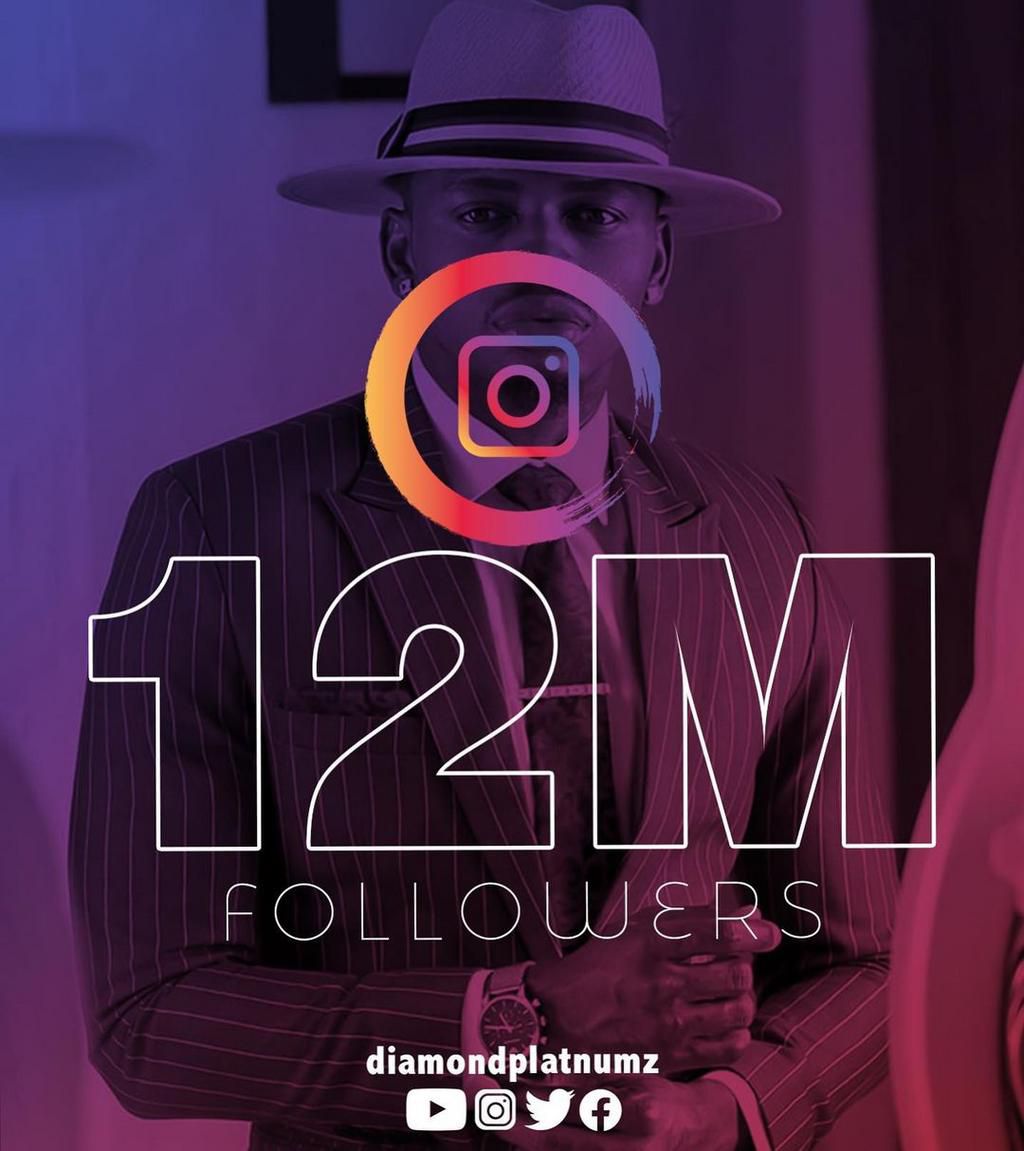 Diamond makes history as he becomes the Most Followed Artiste in East Africa (Photo)
