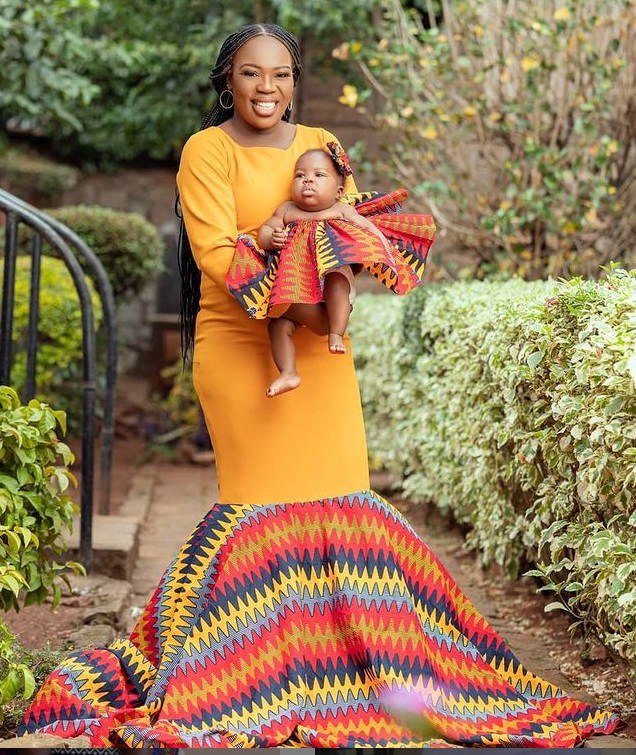 Ruth Matete with daughter Toluwa