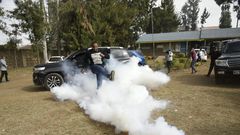 Lang'ata MP Nixon Korir chased by voters over bribery (Video)