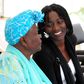 The late Mama Sarah Onyango Obama with President Barrack Obama's half sister Auma Obama