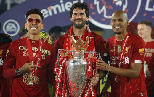 Liverpool's Brazilian trio (from left to right) Roberto Firmino, Alisson Becker and Fabinho could miss the Premier League match against Leeds