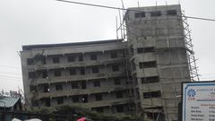 Kinoo building collapsing