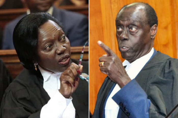 Senior Counsel Martha Karua and Senior Counsel Paul Muite