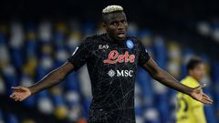 Victor Osimhen is unlikely to play again for Napoli before February