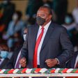 President Uhuru Kenyatta at Jomo Kenyatta Stadium during Madaraka Day celebrations