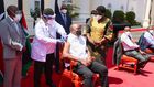 President Uhuru Kenyatta receives Moderna booster dose at State House [Photos]