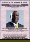 Widely circulated poster of Deputy President William Ruto