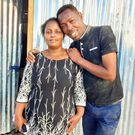 Omosh with his wife Mrs Ngatia.