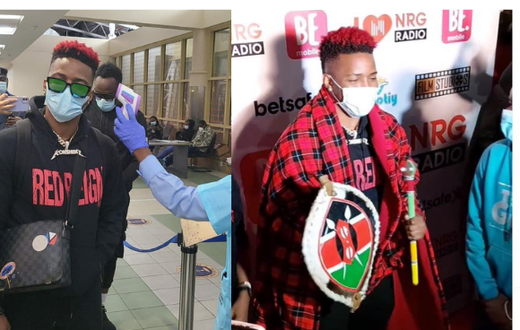Konshens lands in Kenya ahead of his Concert on December 31st