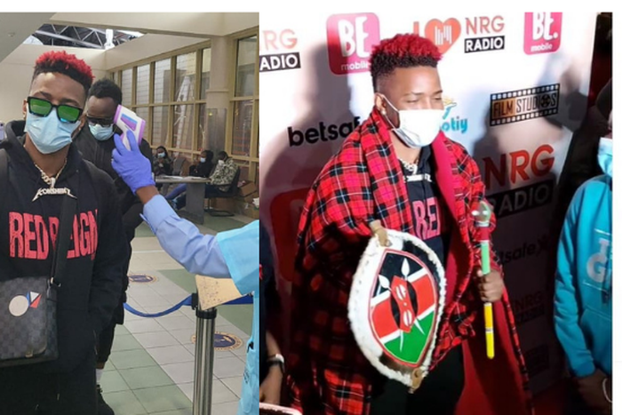 Konshens lands in Kenya ahead of his Concert on December 31st
