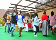 Elgeyo Marakwet Senator Kipchumba Murkomen threw his wife Gladys Wanjiru a birthday party as she turned 40 years old