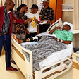 Celebrities' flock MP Shah Hospital to visit Hospitalized MP Jaguar (Video)