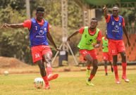 Harambee Stars entered their first residential training today, on Thursday, September 30, 2021, at the Utalii Sports Grounds, ahead of their upcoming 2022 FIFA World Cup qualifier back to back matches against Mali.