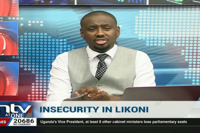 NTV news anchor Dann Mwangi