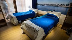 A look at what rooms are like inside the Tokyo Olympic village. (COURTESY: GETTY IMAGES)