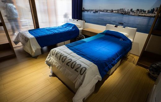 A look at what rooms are like inside the Tokyo Olympic village. (COURTESY: GETTY IMAGES)