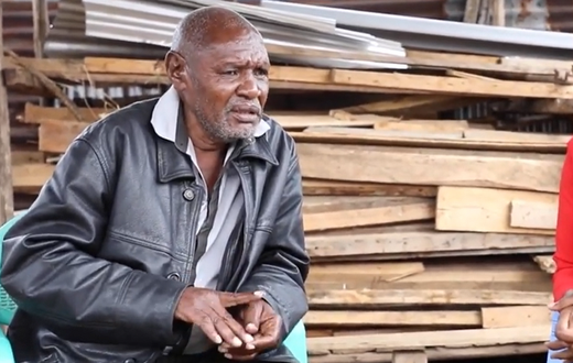 Former bank manager Ben Mwangi during an interview
