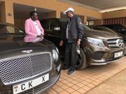 Glimpse of Chris Kirubi's parking lot