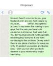 Screen shots shared by Michelle Ntalami showing her conversation with the women her ex had affairs with.