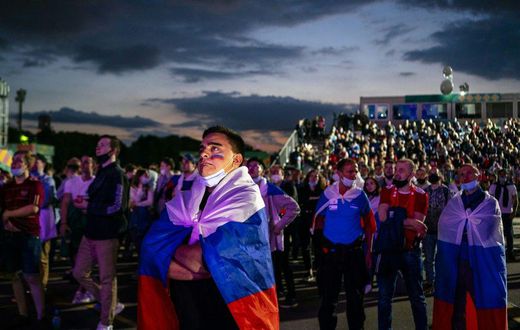 The fanzone in Moscow will be closed because of soaring infections