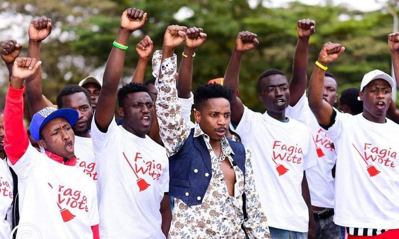 Eric Omondi endorses Jimmy Wanjigi