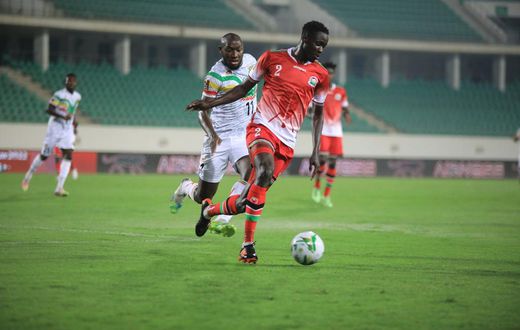 Belgium based Kenyan Joseph Okmu couldn't stop Mali from thrashing Harambee Stars 5-0 at the 2022 World Cup Qualifier Group E match on Thursday, October 7.