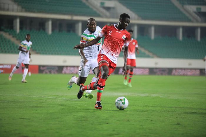 Belgium based Kenyan Joseph Okmu couldn't stop Mali from thrashing Harambee Stars 5-0 at the 2022 World Cup Qualifier Group E match on Thursday, October 7.