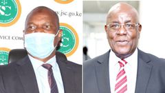 Justices Said Chitembwe and Aggrey Muchelule