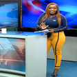NTV's Fridah Mwaka presenting the news bulletin