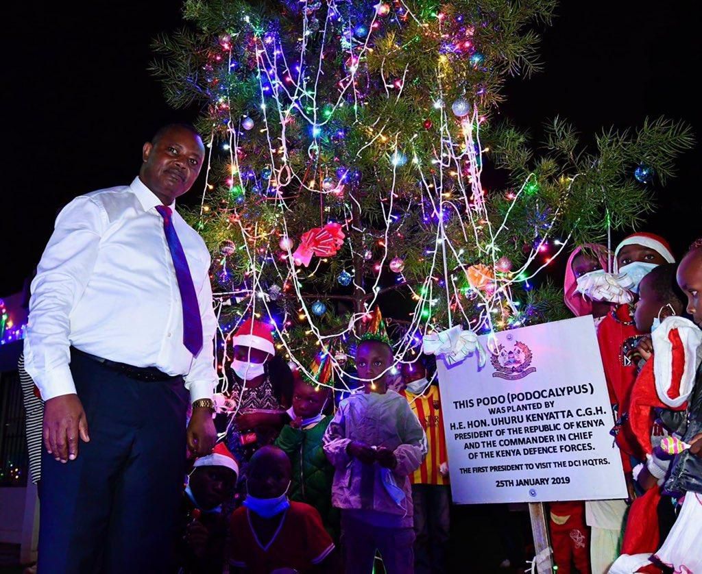 DCI boss George Kinoti hosts needy children for special Christmas Party at DCI headquarters. [Photos]