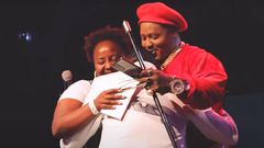 Churchill gets emotional after Terence Creative and Milly Chebby's birthday surprise