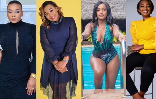 Frida Kajala, Betty Kyallo,  Yulah and Karen Nyamu