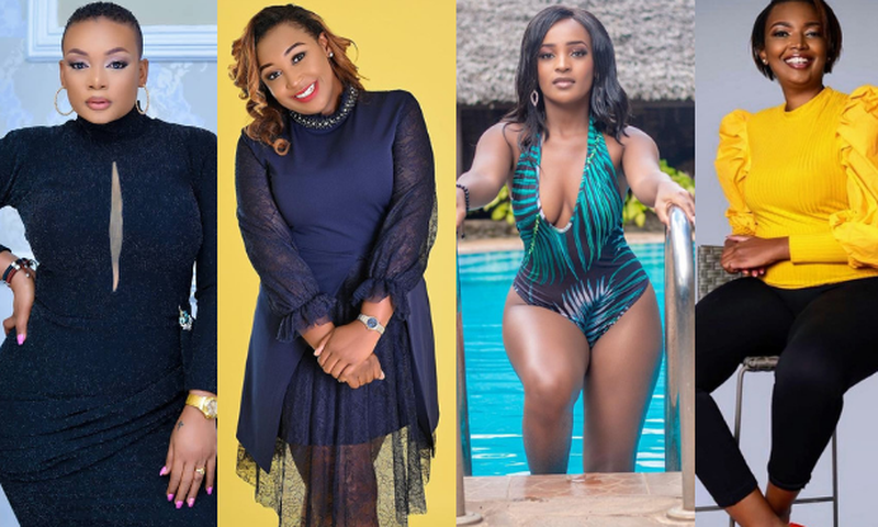 Frida Kajala, Betty Kyallo,  Yulah and Karen Nyamu