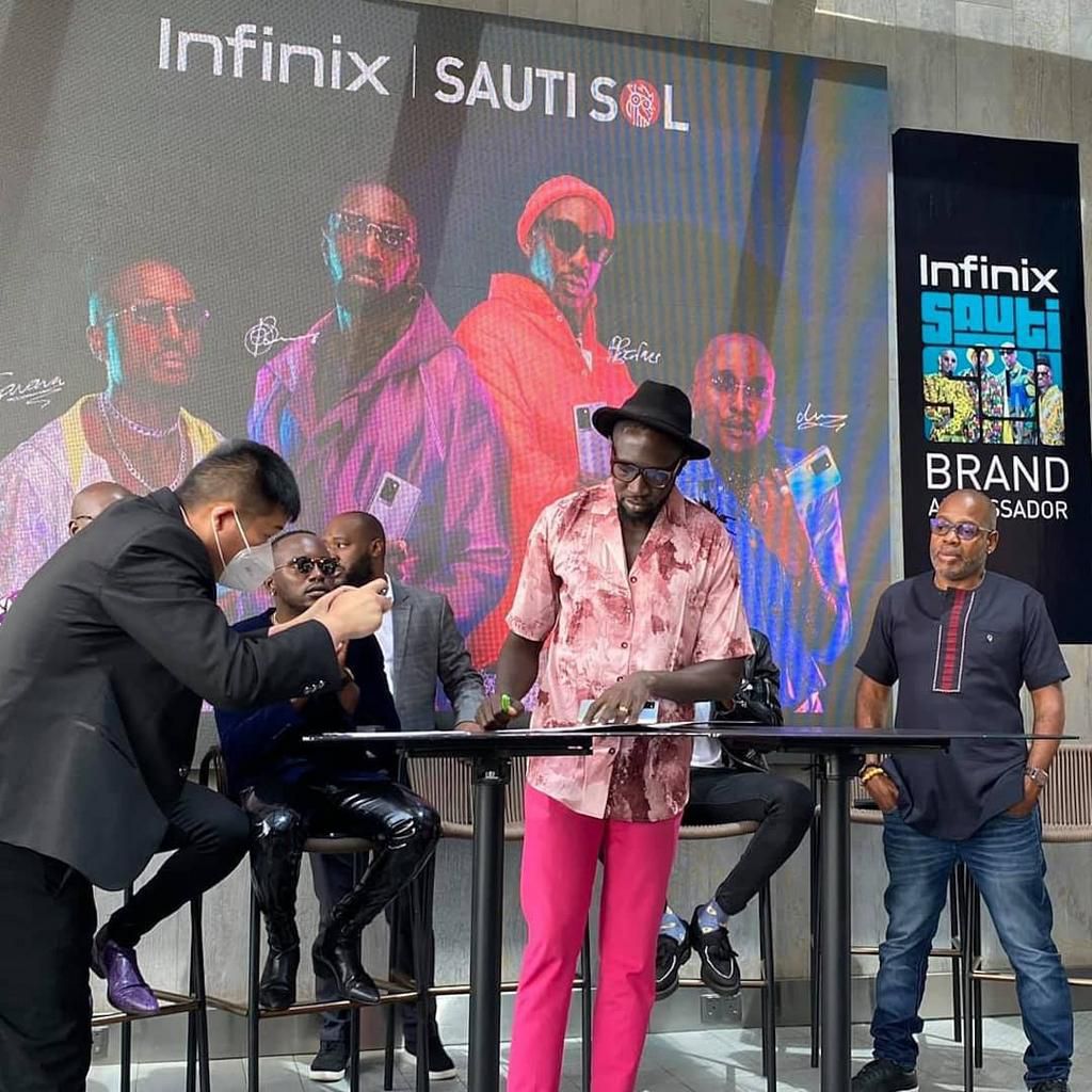Sauti Sol appointed Infinix Brand Ambassadors