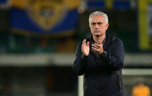 Jose Mourinho saw Roma's perfect start to the Italian season ended by Verona