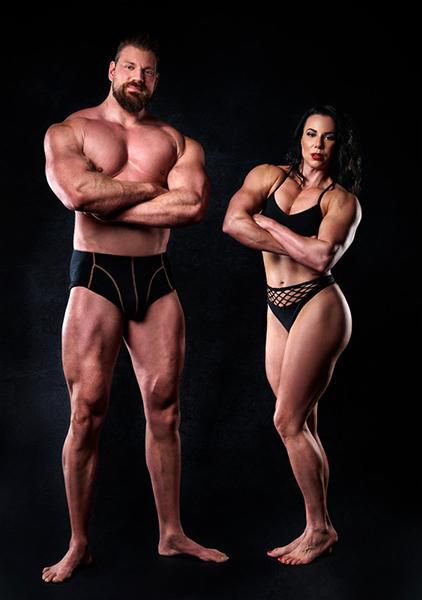 World's tallest professional bodybuilders: maria wattel and olivier richters