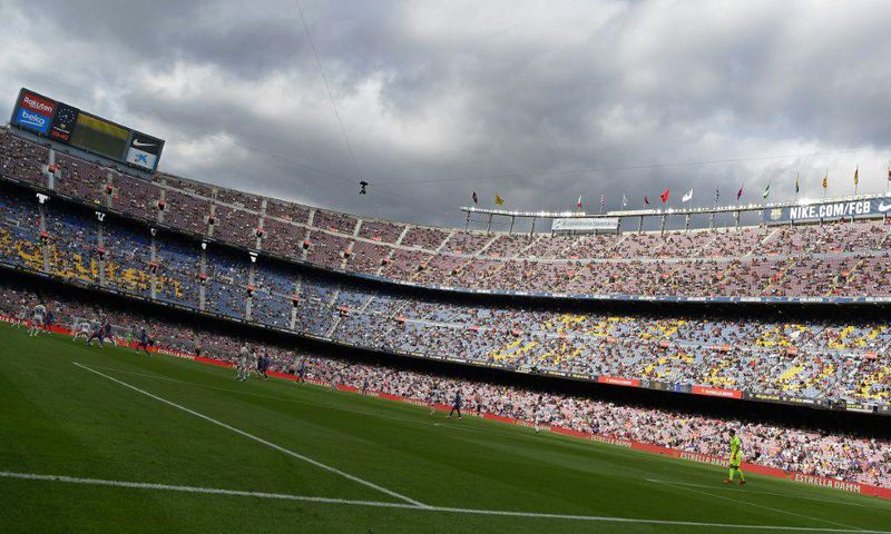 Capacity at the Camp Nou has been restricted so far this season